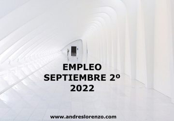 Empleo Septiembre 2º 2022